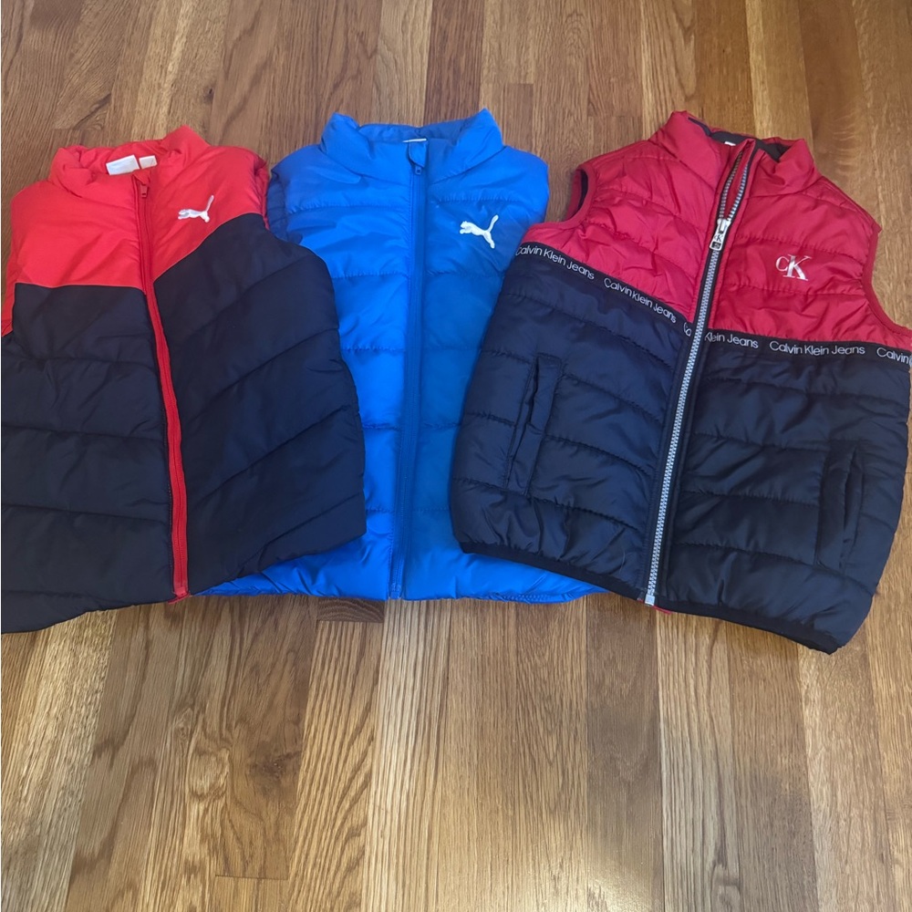 Size 5/6 Zip Up Vests